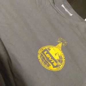 Levi's big back logo long sleeve tee